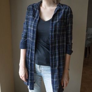 Zara Plaid button-up Shirt/ Dress